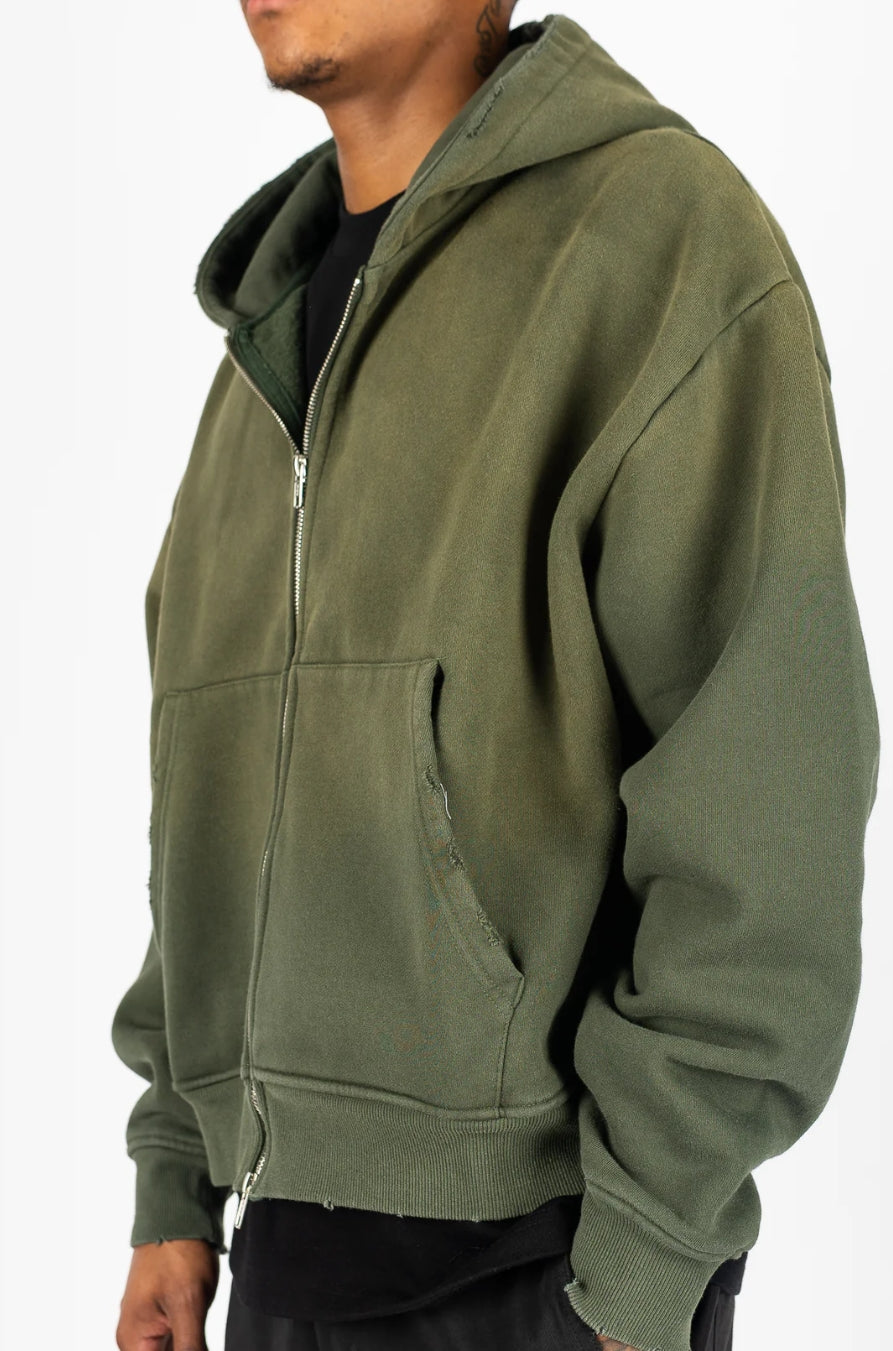 Weathered Zip Up