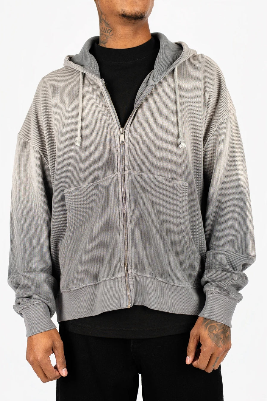 042 Clothing Sun-Dried Waffle Knit Baby Zip Up